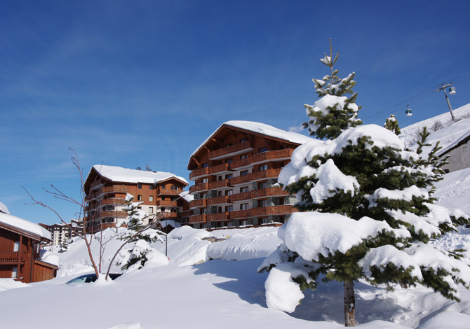 2 Kamer appartement Slaapnis 6 Personen VP - Résidence Les Chalets de l'Adonis 4* - Les Menuires Bruyères