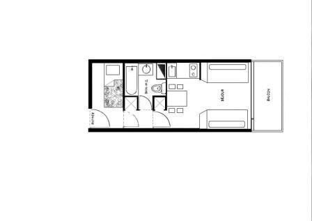Studio 4 personen Tradition - Appartements Pralin - Méribel Mottaret 1850