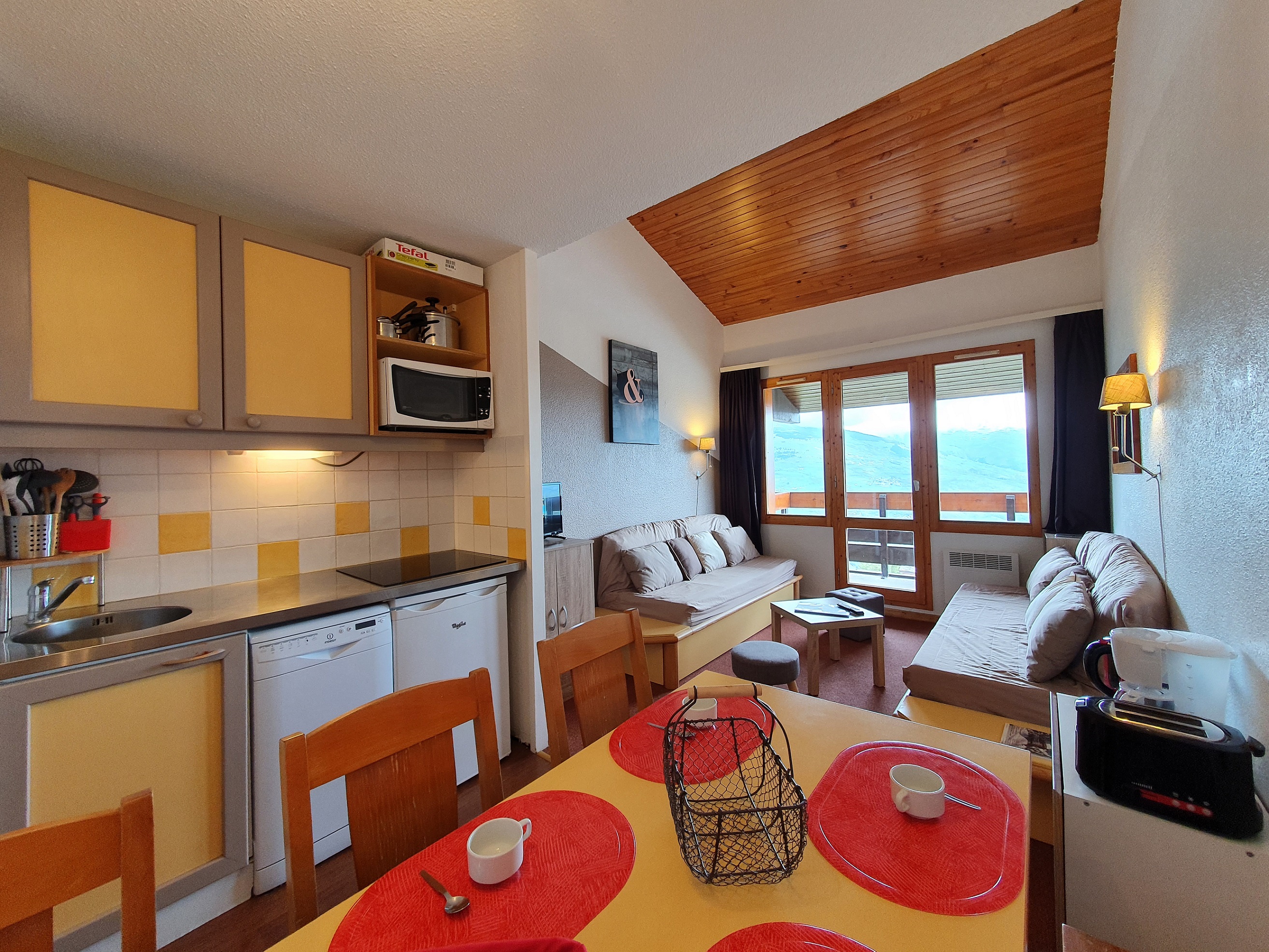 2 kamers 6 personen Tradition 2300 - Appartements Le Carrousel - Plagne - Les Coches