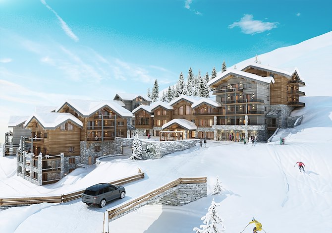 3 Kamer appartement 6 personen. - Résidence CGH White Pearl Lodge & Spa 5* - Plagne Soleil