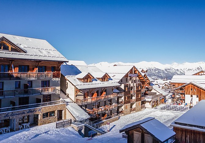 3 Kamer appartement duplex 6 Personen - Résidence Les Terrasses du Soleil d'Or 3* - Les Orres