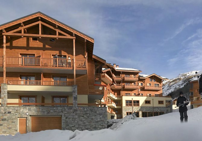 3 Kamer appartement 6 personen Goud . - Résidence CGH & SPA Les Clarines 4* . - Les Menuires Preyerand