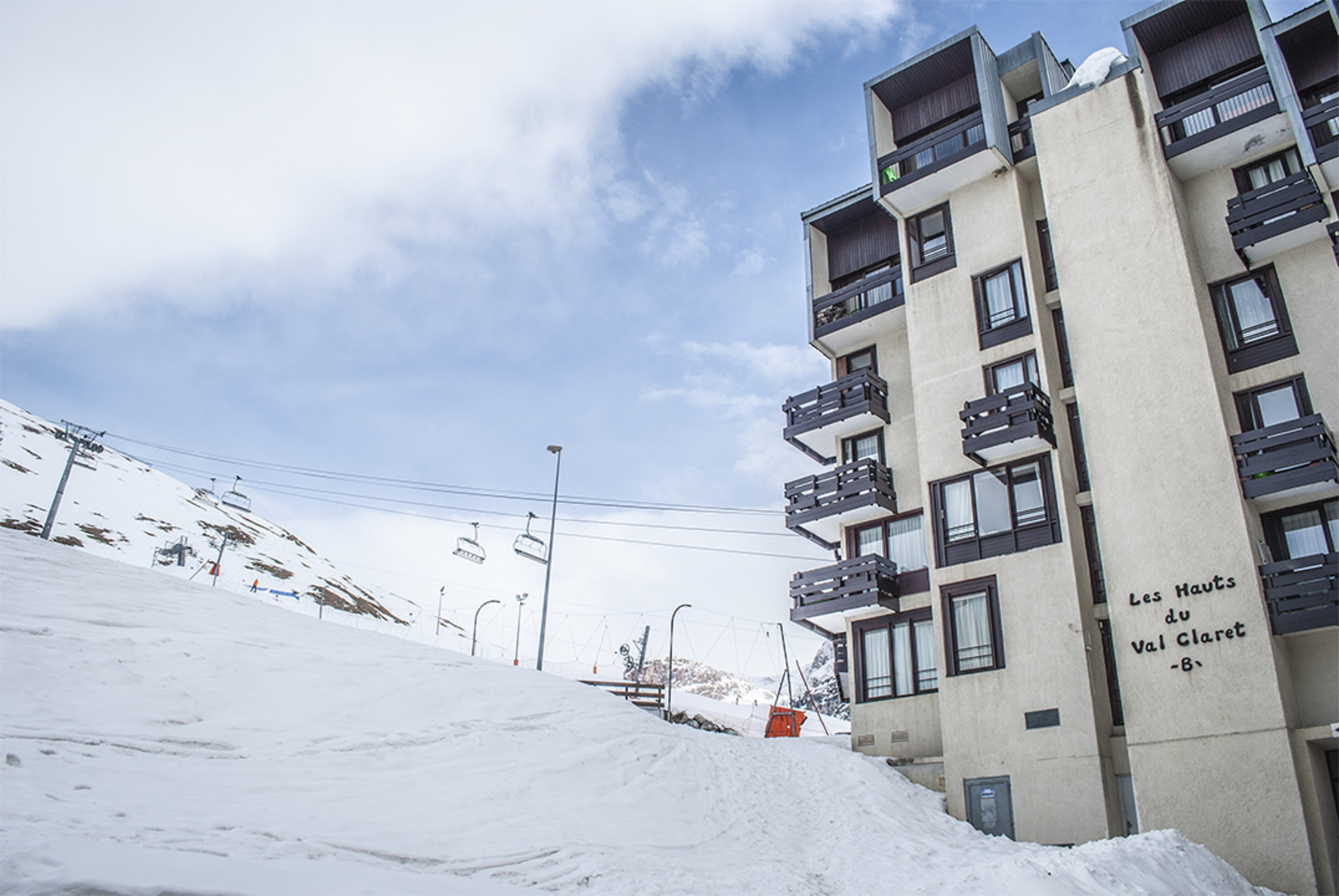 2 kamers / 2 kamers cabine 4 personen Economisch - Appartements Haut Du Val Claret B2 - Tignes Val Claret