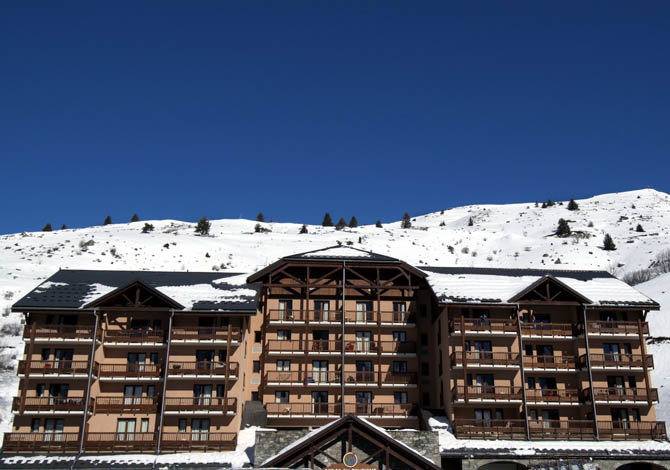 2/3 Pieces 6 personen Tussenvloer - Résidence Odalys L'Ours Blanc 3* - Valmeinier