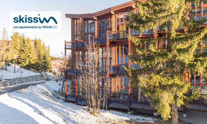 Studio tussenvloer 5 personen n°413 - Skissim Classic - Résidence Alliet. - Les Arcs 1800