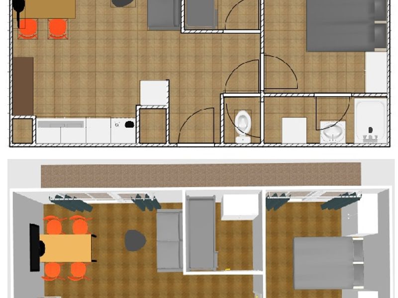 Appartement Val-d'Isère, 3 pièces, 4 personnes - Val d'Isère Le Châtelard