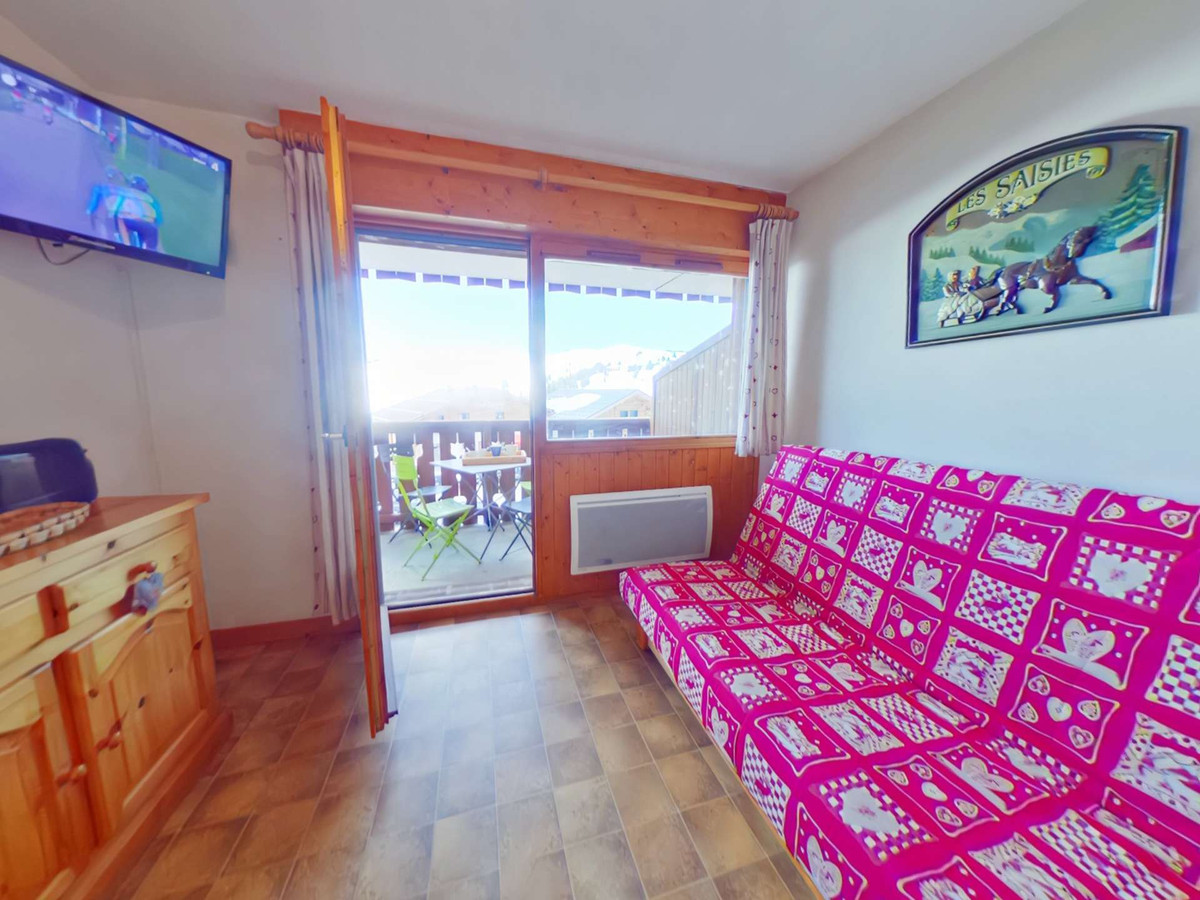 Appt. cabine Les Saisies, 2 Kamer appartement, 4 Personen - 2 pièces 24 m², classé 2** - Les Saisies