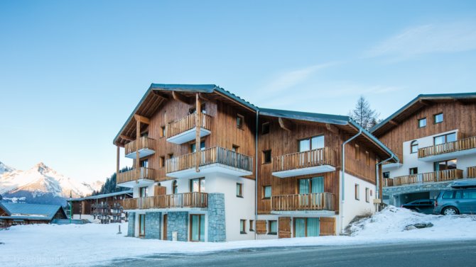 Studio cabine - 2 t/m 4 personen - Résidence Vacanceole Les Chalets de la Ramoure - Valfréjus