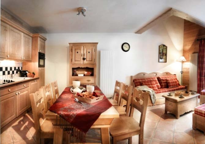 3-kamer appartement - 2 t/m 6 personen - Résidence CGH & SPA Les Fermes de Sainte Foy 4* - Sainte Foy en Tarentaise