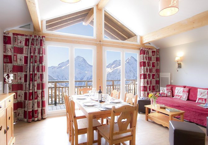 2-kamer appartement - 1 t/m 4 personen - Résidence Odalys L'Ours Blanc - Les Deux Alpes Venosc