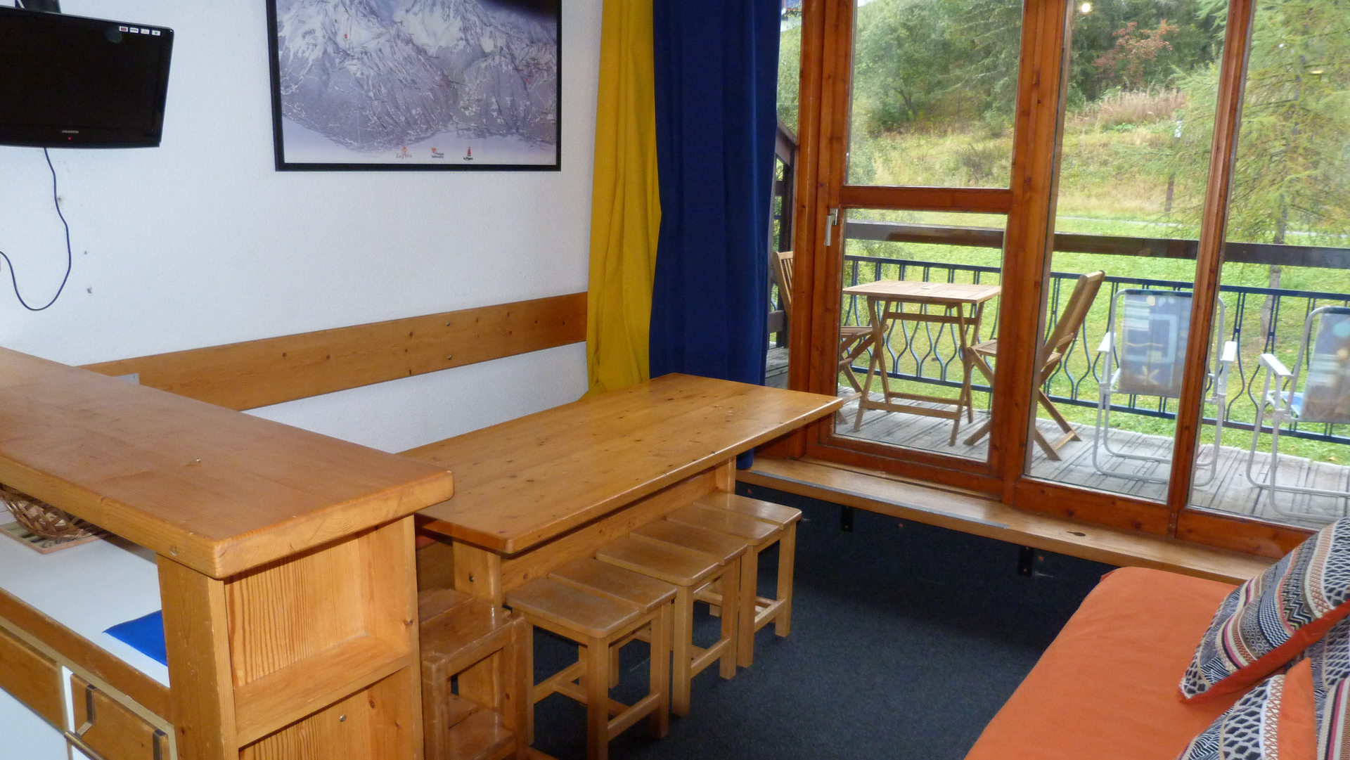 2 Slaapkamers / 2 Slaapkamers appt. cabine 5 Personen Classique AG2202 - Appartements Aiguille Grive Bat Ii - Les Arcs 1800
