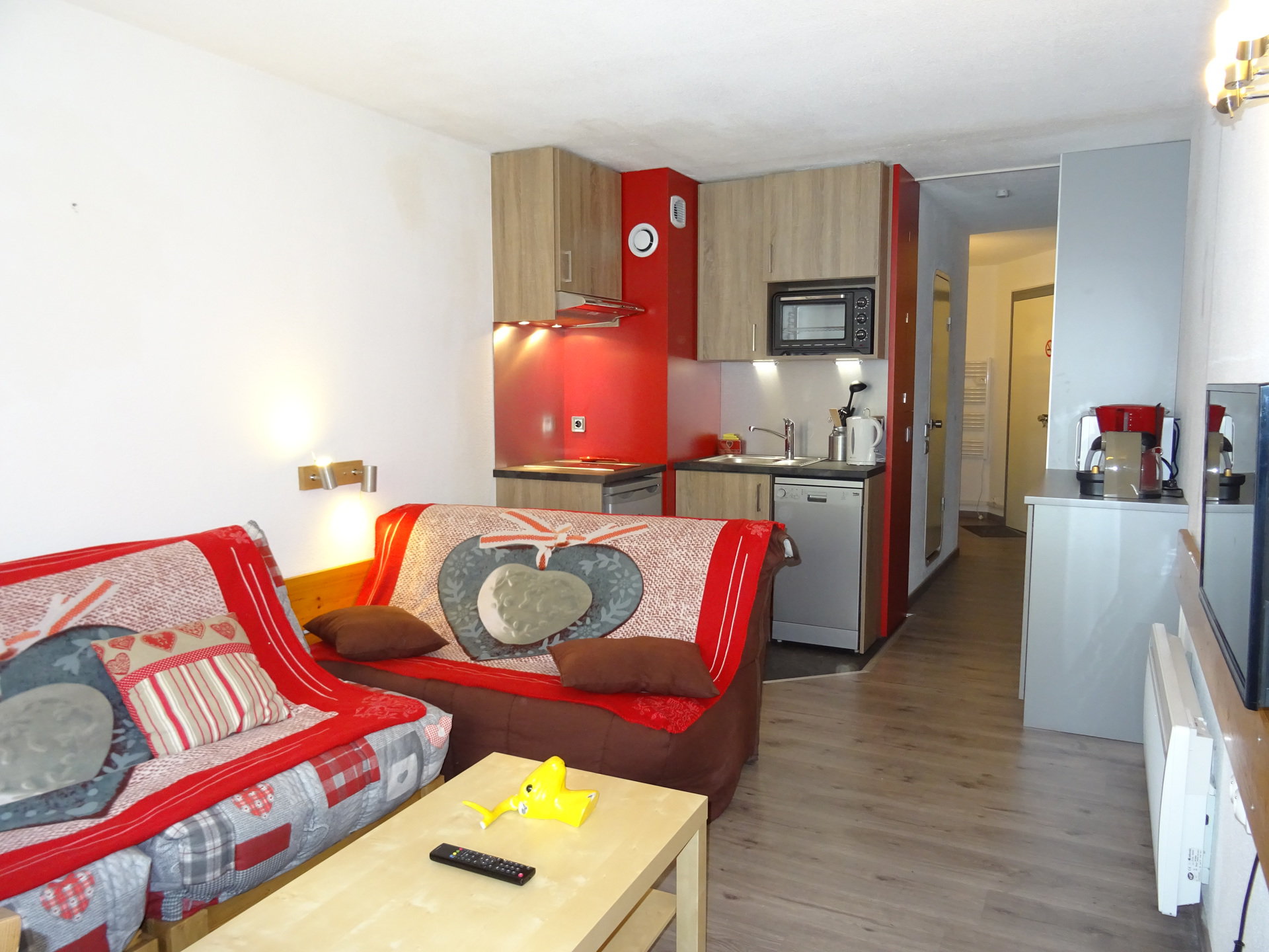 Studio 4 personen Comfort AIR160 - Appartements Residence Aiguille Rouge - Les Arcs 2000
