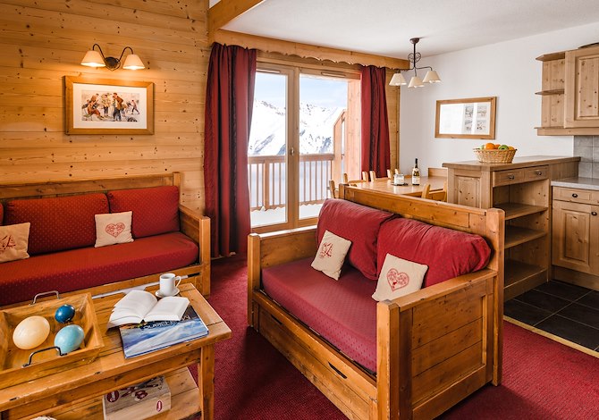 3-kamer appartement - 2 tm 6 personen - Résidence Lagrange Vacances Les Hauts de Comborcière 4* - La Toussuire