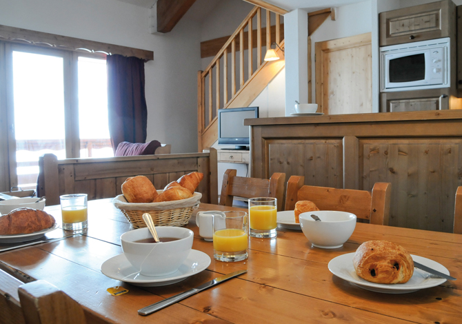 3 Kamer appartement 8 Personen en duplex met cabine - Résidence Lagrange Vacances Les Hauts de Comborcière 4* - La Toussuire