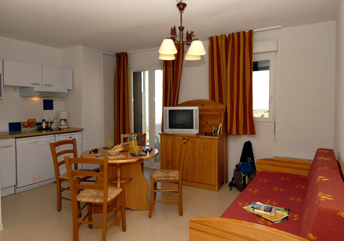 Studio 2 personen - Résidence Odalys Mille Soleils 3* - Font Romeu - Pyrénées 2000