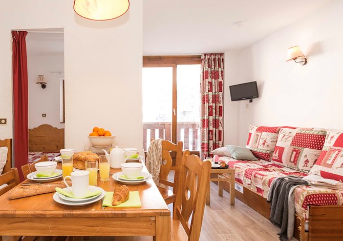 2 Kamers 6 personen - Résidence Odalys L'Altineige - Val Thorens