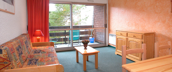 Studio 4 personen Comfort TYR052 - Résidence Vacanceole Tyrol - Les Deux Alpes Centre