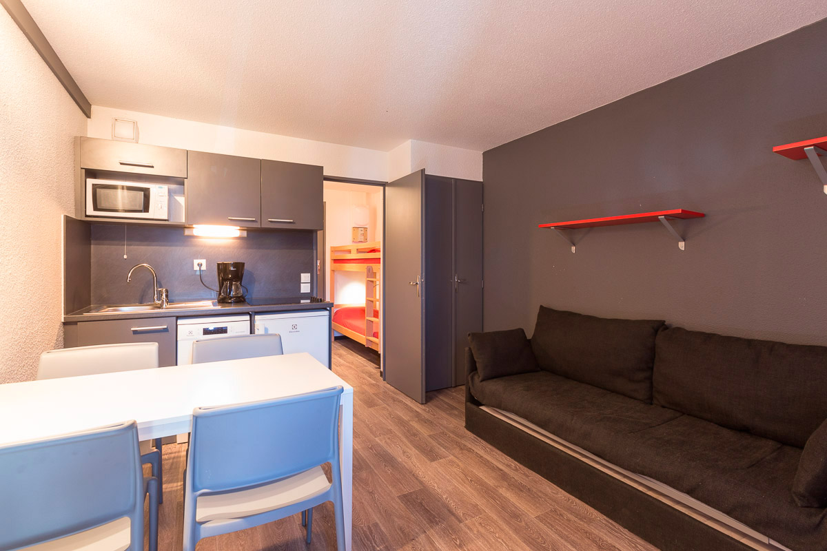 Studio Comfort 07- 1 t/m 4 personen - Résidence Vacanceole Andromède - Les Deux Alpes Venosc