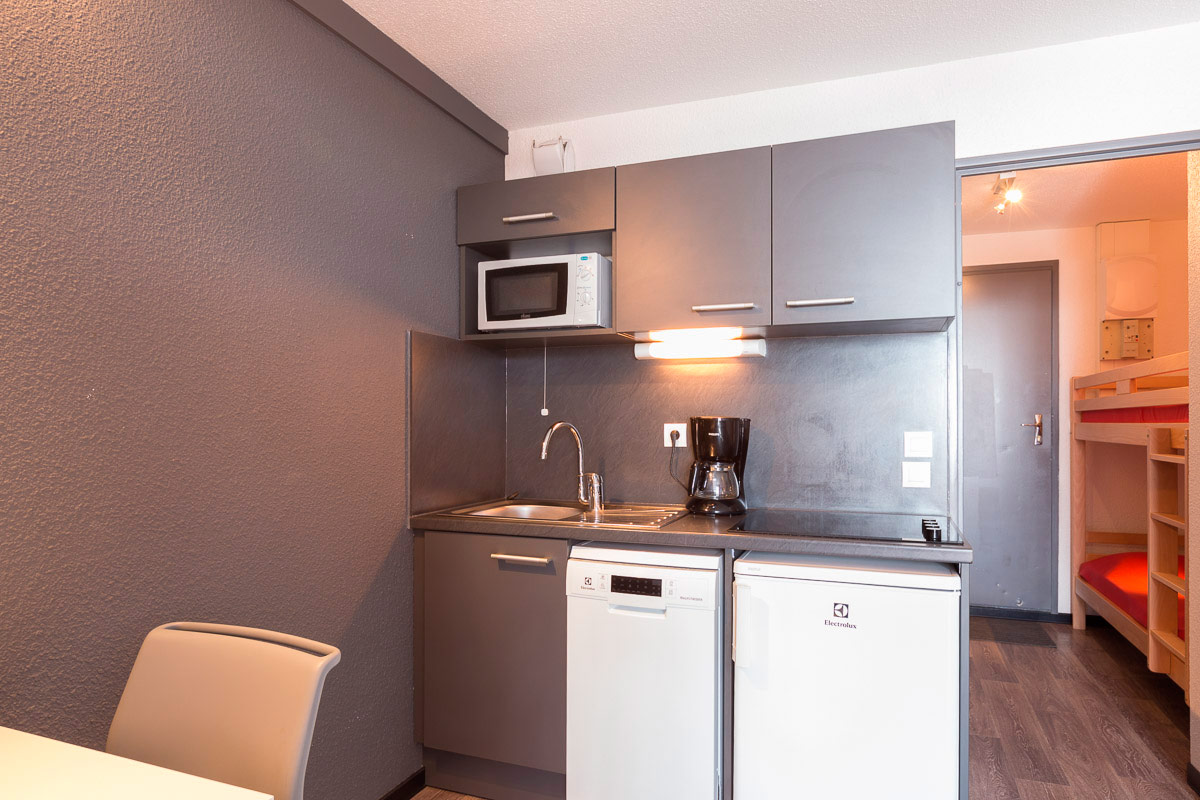 Studio 4 personen Comfort AND082 - Résidence Vacanceole Andromède - Les Deux Alpes Venosc