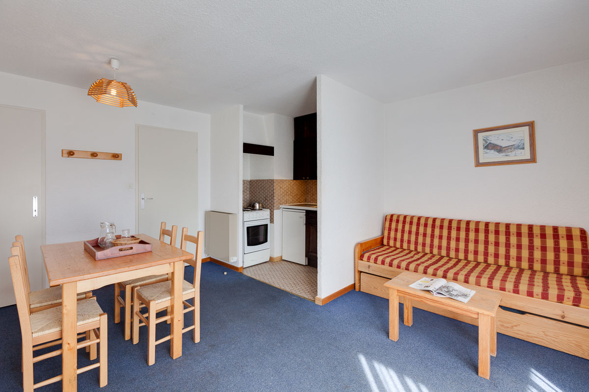 Studio 4 personen Confort CB20L1 - Résidence Vacanceole Côte Brune - Les Deux Alpes Centre