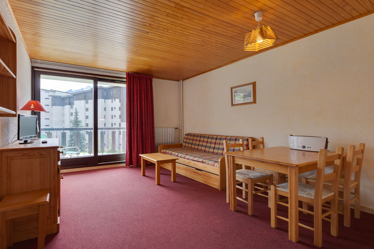 Studio Comfort 02 - 1 t/m 4 personen - Résidence Vacanceole Lauvitel - Les Deux Alpes Venosc