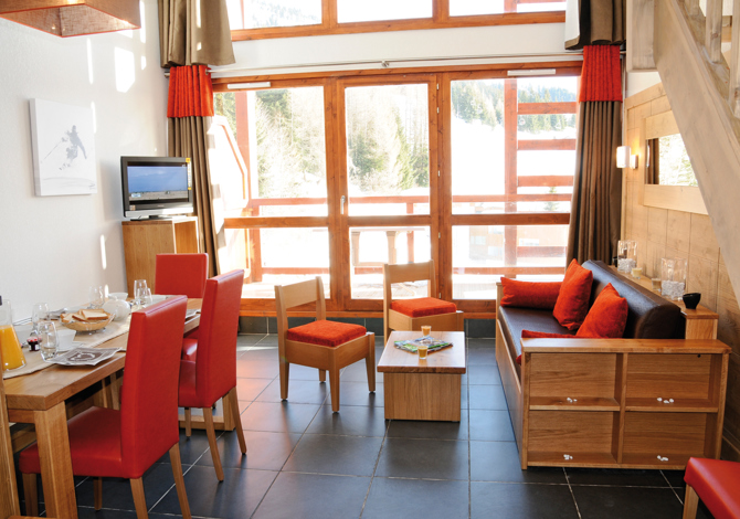 2 Kamer appartement 6 Personen in duplex met een Alcôve - Résidence Lagrange Vacances Le Roc Belle Face 4* - Les Arcs 1600
