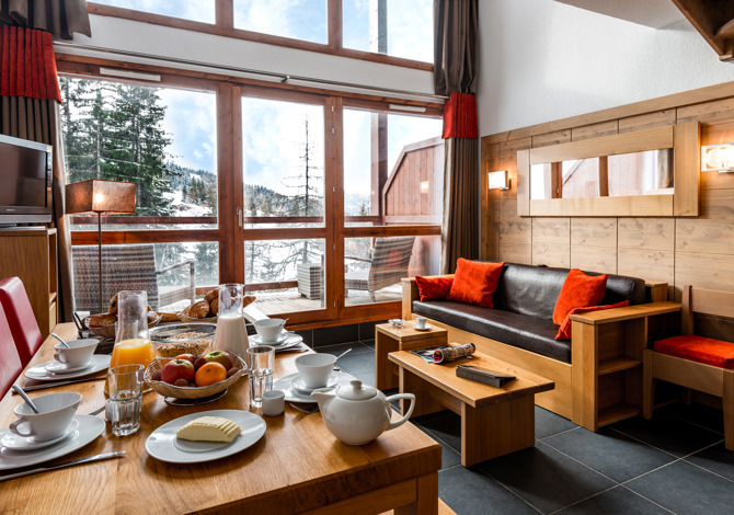 4 Kamer appartement 10 Personen in Duplex met Alcôve - Résidence Lagrange Vacances Le Roc Belle Face 4* - Les Arcs 1600