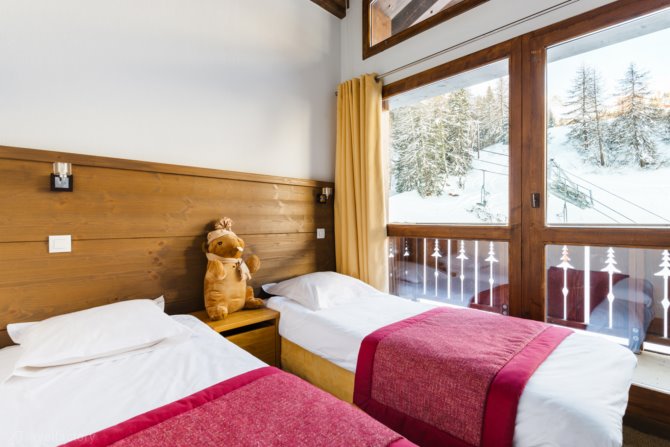 3-kamer appartement - 2 t/m 6 personen - Résidence Lagrange Vacances Les Chalets Edelweiss 4* - Plagne 1800