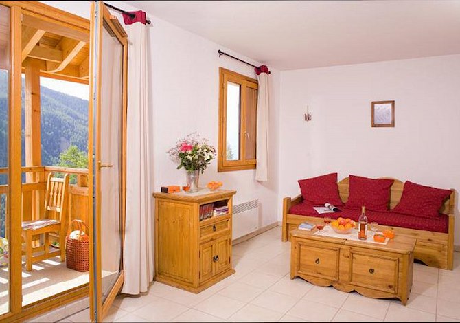 2-kamer appartement cabine - 2 t/m 6 personen - Résidence Madame Vacances Les Balcons des Airelles 3* - Les Orres