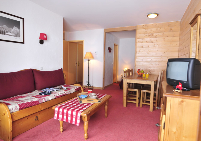 Studio 4 personen - Résidence Les Terrasses du Corbier 3* - Le Corbier