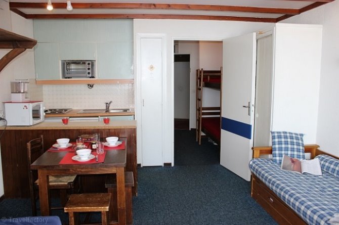 Studio 4 personen 601 - Flats LAC BLANC - Val Thorens