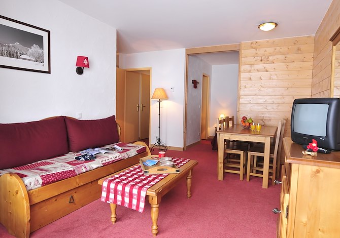 3-kamer appartement cabine - 4 t/m 8 personen - Résidence Les Terrasses du Corbier 3* - Le Corbier