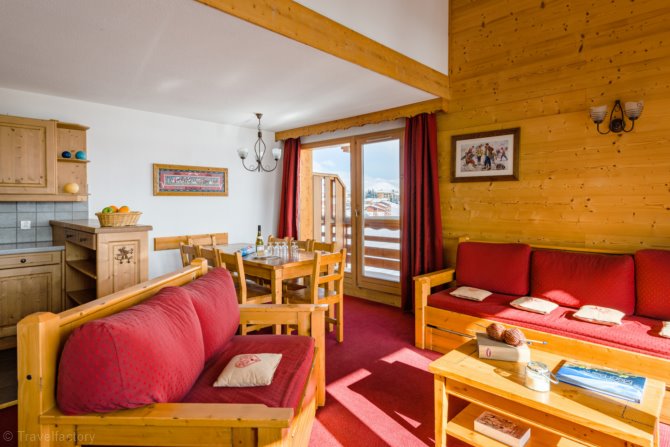 2-kamer appartement cabine - 2 t/m 6 personen - Résidence Lagrange Vacances L'Ecrin des Sybelles 4* - La Toussuire