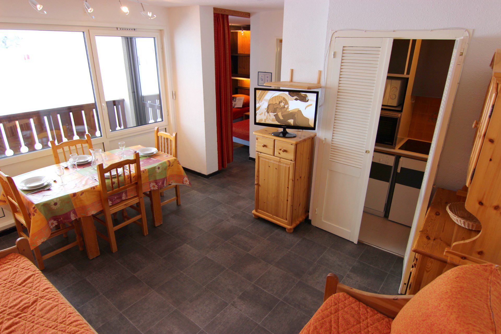 2-kamer appartement (OL504) - 2 t/m 4 personen - Flats OLYMPIC - Val Thorens