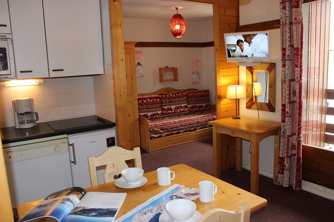 Studio 4 personen 2 Sapins Comfort REB68 - Flats REINE BLANCHE - Val Thorens