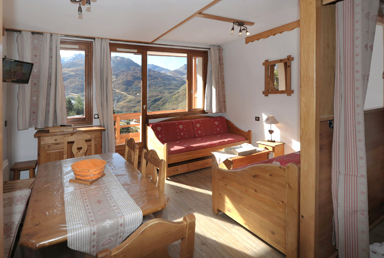 Studio cabine slaapnis - 4 t/m 6 personen - travelski home choice - Flats BOEDETTE A - Les Menuires Reberty 1850