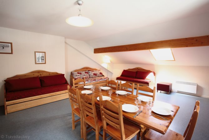 Duplex 6/8 personen met balkon early booking terugbetaalbaar ontbijt - Résidence Plein Soleil 3* - La Norma