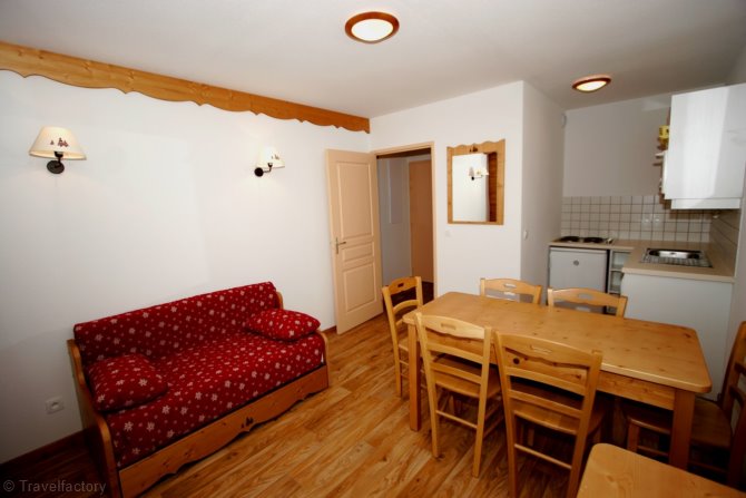 2 kamers 4/6 personen Slaapgedeelte - Résidence Le Hameau des Ecrins 3* - Puy Saint Vincent