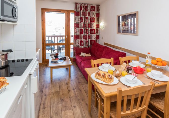 2 Kamer 4/5 Personen - Résidence Odalys Les Lumières de Neige 3* - Valmeinier