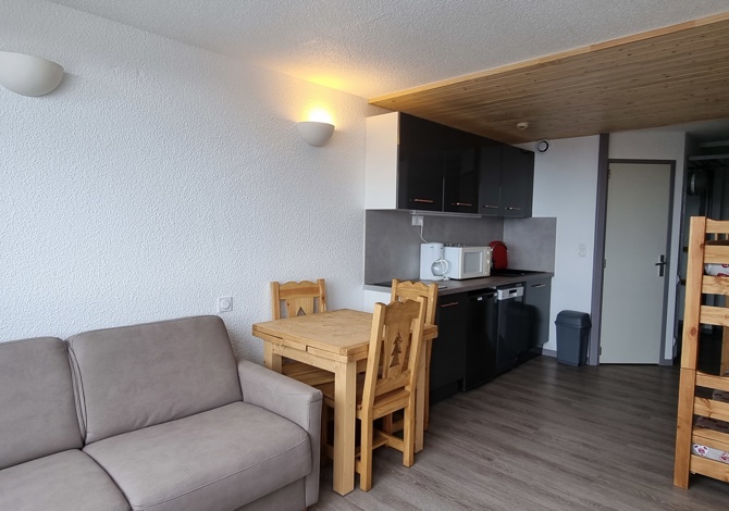Studio 3/4 personen Zenith F123 - travelski home select - Vue Mont Blanc - Plagne - Aime 2000