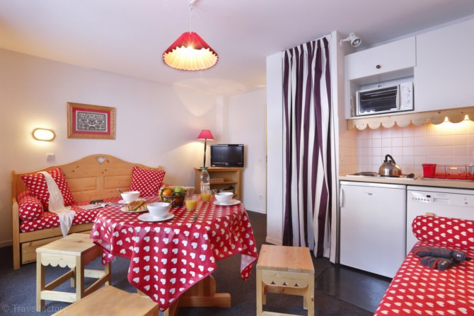 Studio 3 personen - Résidence Vacanceole Vega - Risoul