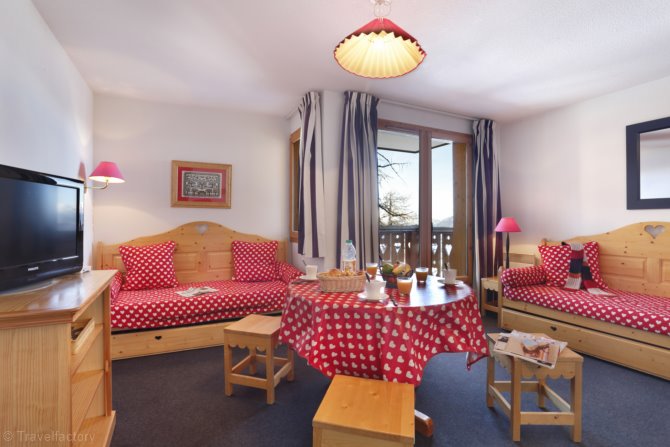 Studio cabine 4 personen - Résidence Vacanceole Vega - Risoul