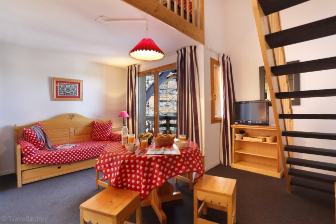 2 Kamer appartement met cabine 7 personen Duplex - - Résidence Vacanceole Vega - Risoul