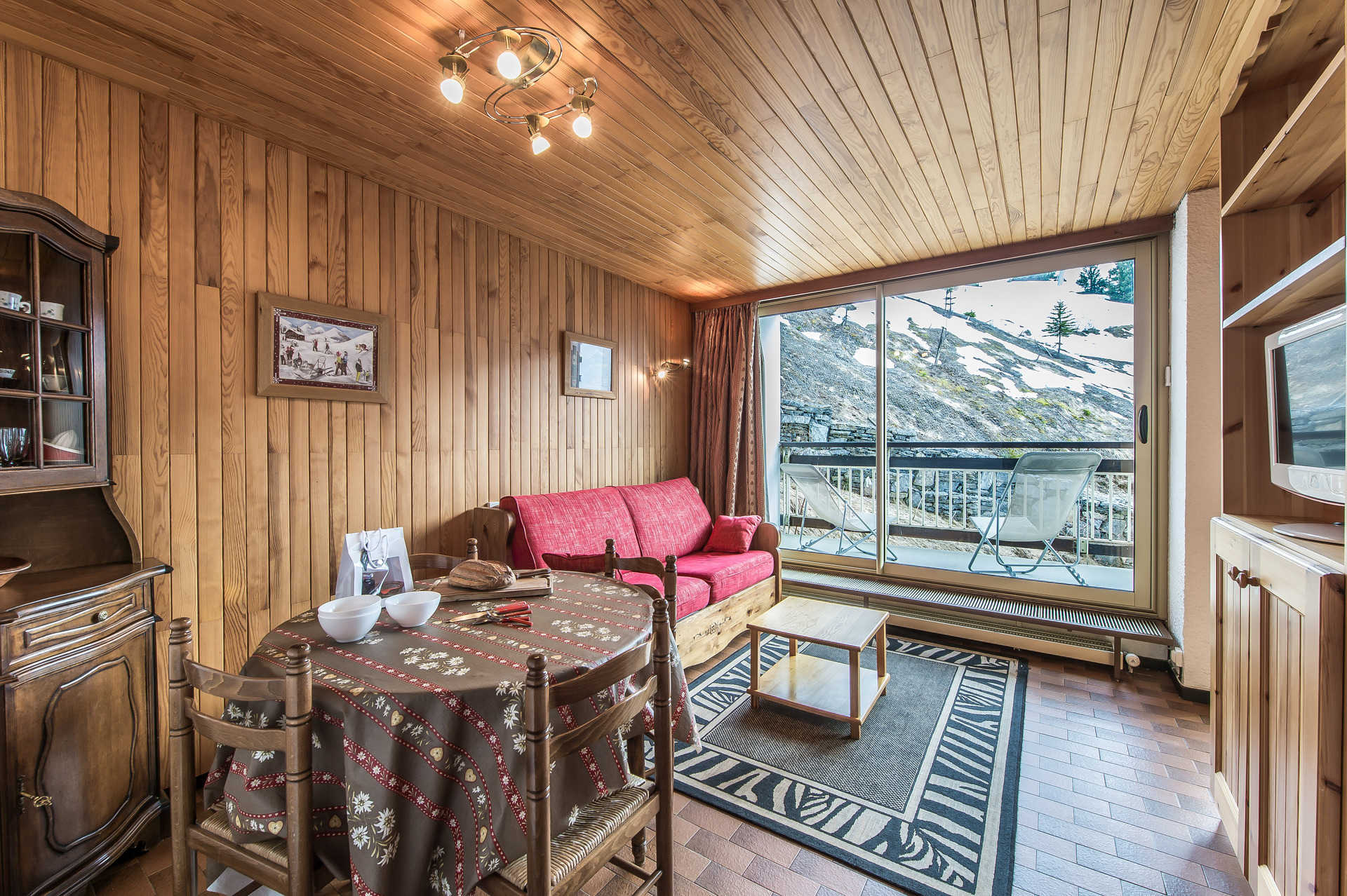 Studio 4 personen - Appartements Ourse Bleue - Courchevel 1650