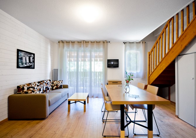 2 Kamer appartement met cabine 6 personen - Résidence Lagrange Vacances Les Chalets d'Ax 3* - Ax les Thermes