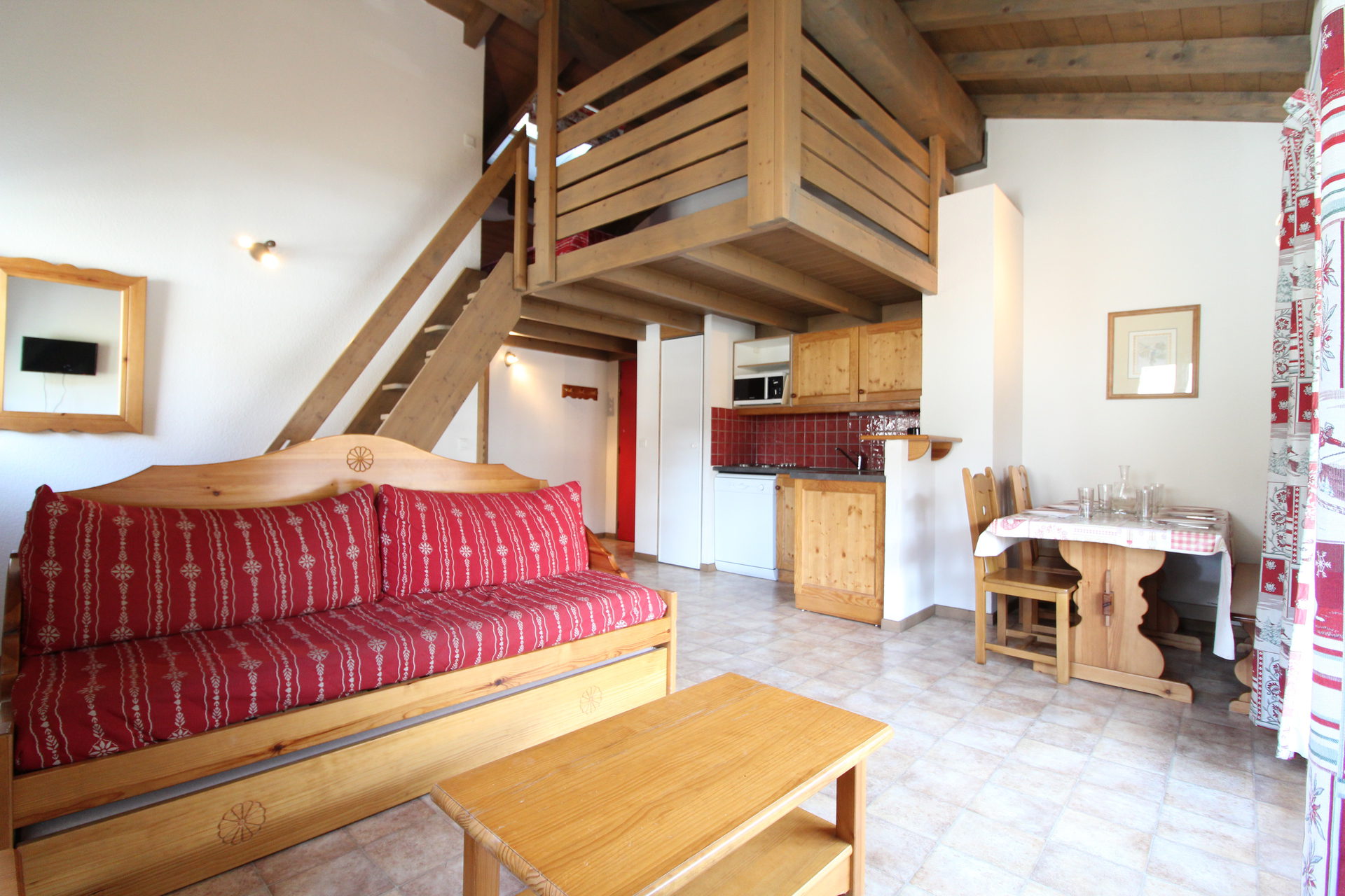 2 Kamer appartement 5 Personen BONB08 - Appartements Bonheur Des Pistes - Val Cenis Les Champs