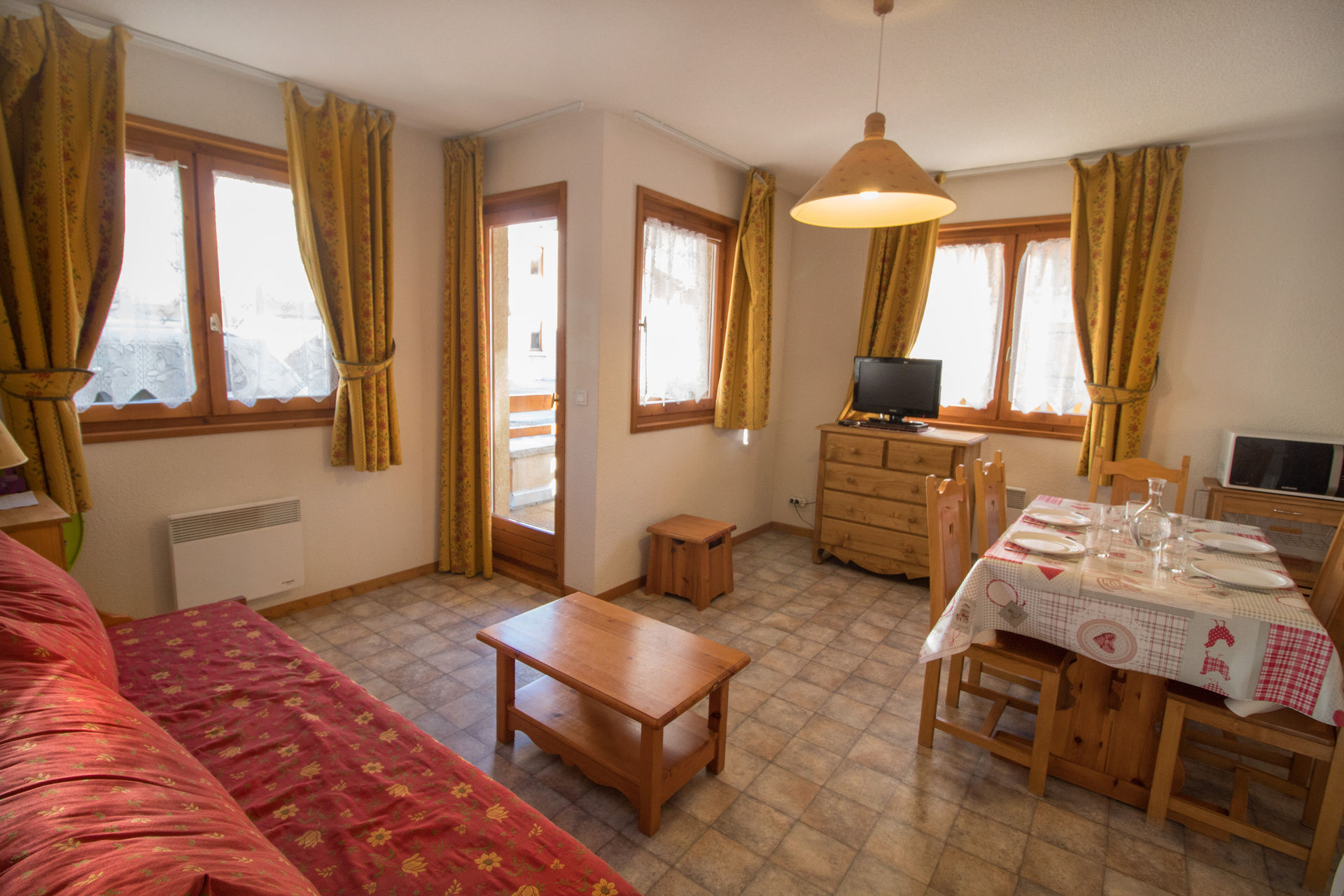 2 kamer appartement 4 personen COM305M - Appartements La Combe Ii - Aussois