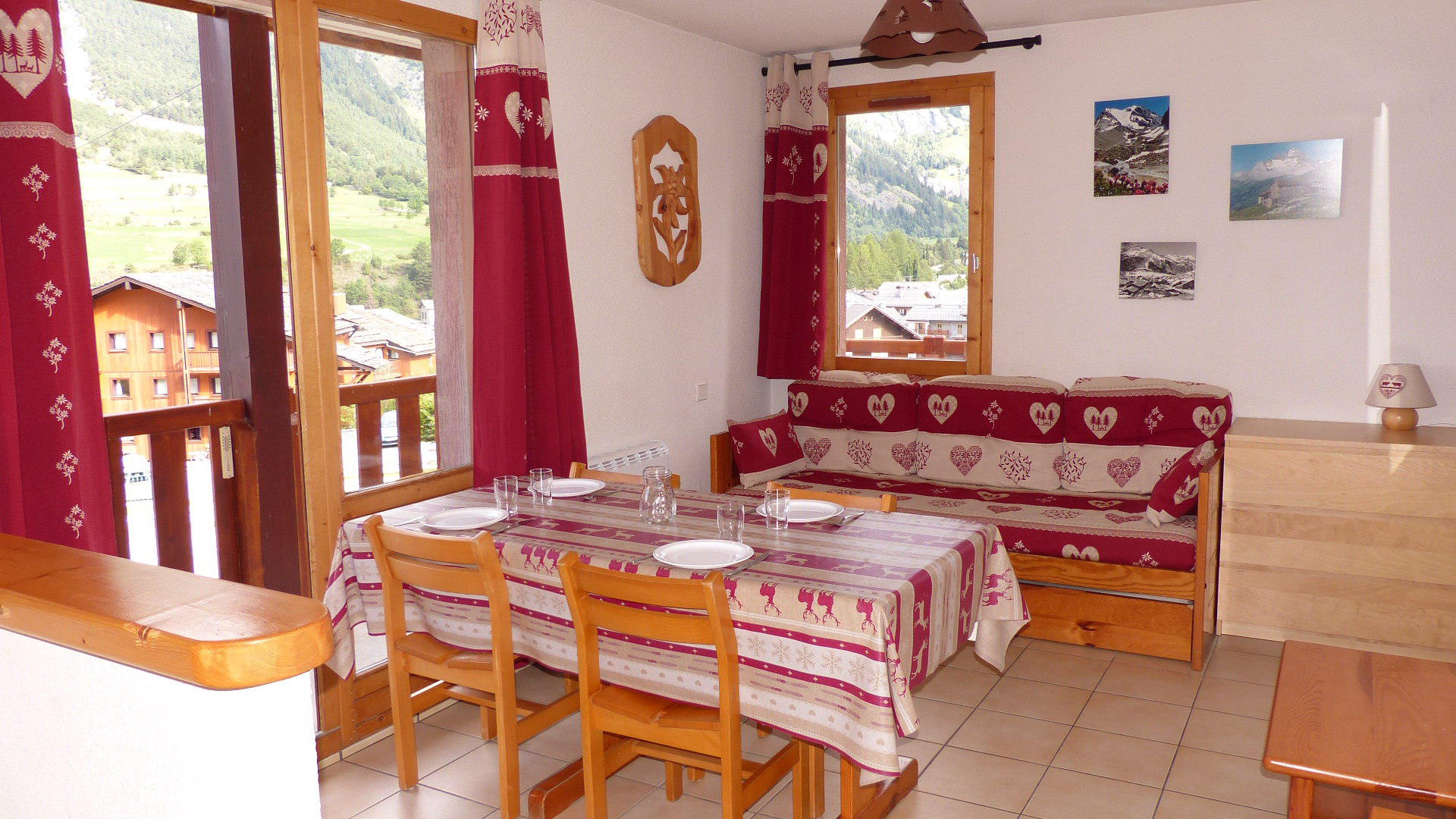 2 kamers appartement 4 personen PMB026 - Appartements Le Petit Mont Cenis - Val Cenis Termignon