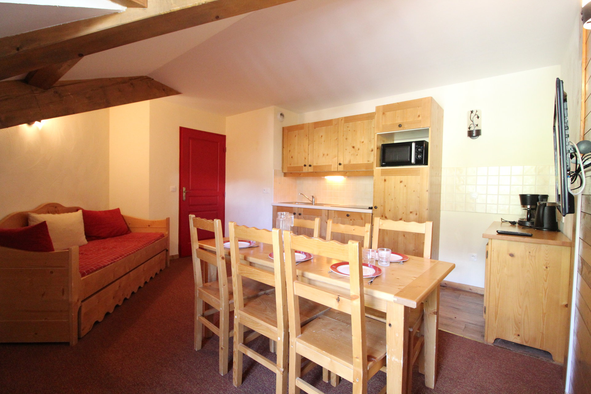4 Kamer appartement 8 Personen A ALE401 - Appartements Les Alpages - Val Cenis Les Champs
