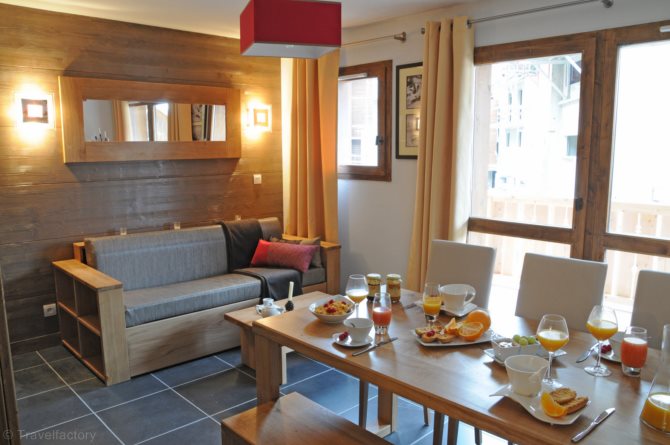 2-kamer appartement - 2 t/m 4 personen - travelski home premium - Résidence Les Chalets d'Edelweiss 4* - Plagne 1800